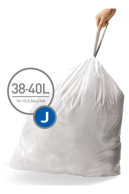 מארז 60 יחידות שקיות J לפח simplehuman : image 1