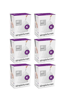 מארז 400 יחידות שקיות K לפח simplehuman : image 1