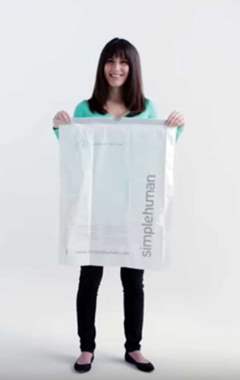 מארז לשנה 400 שקיות G לפח simplehuman : image 3