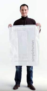 חבילה מאגדת של שקיות P לפח simplehuman 400 יחידות לשנה  : image 2
